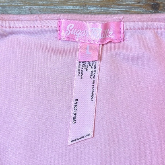 Dolls Kill Sugar Thrillz Hollywood Dream Mesh Skirt, Lined, Strech,EUC, Size Lg - Picture 8 of 13